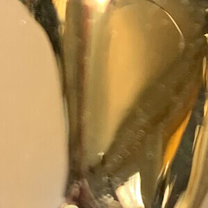 Gold finish