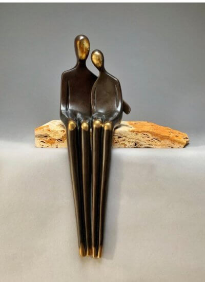 Close to Me 20" sculpture, couple