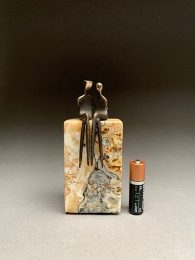 miniature sculpture in 3"