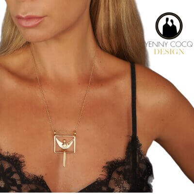 Angel pendant in silver Yenny Cocq Design