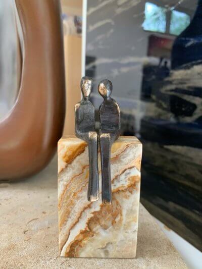 By Your Side small bronze sculpture gift