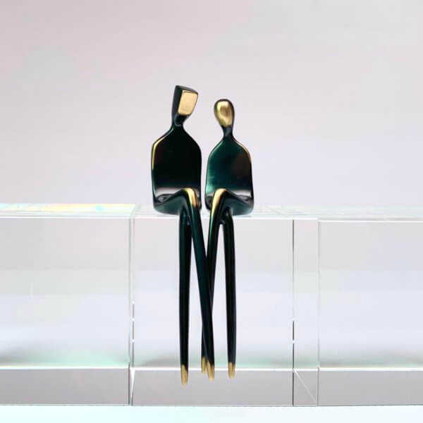 The Two of Us, bronze sculpture
