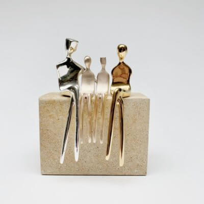 mixed family of four