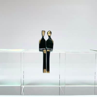 Together, smallest sculpture pair