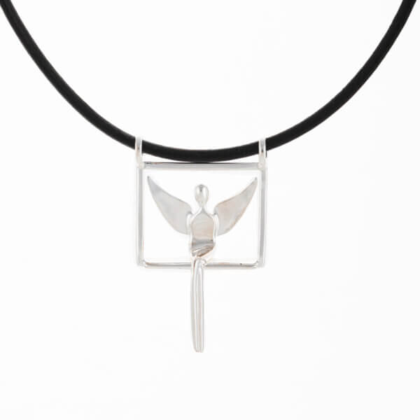 Angel Pendant in Silver