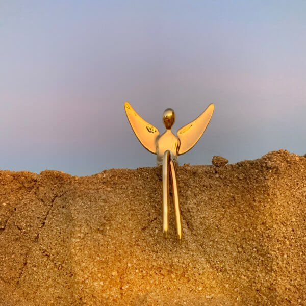 gold angel figure