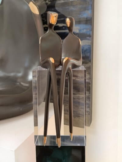 The Two of Us 10" Bronze sculpture couple