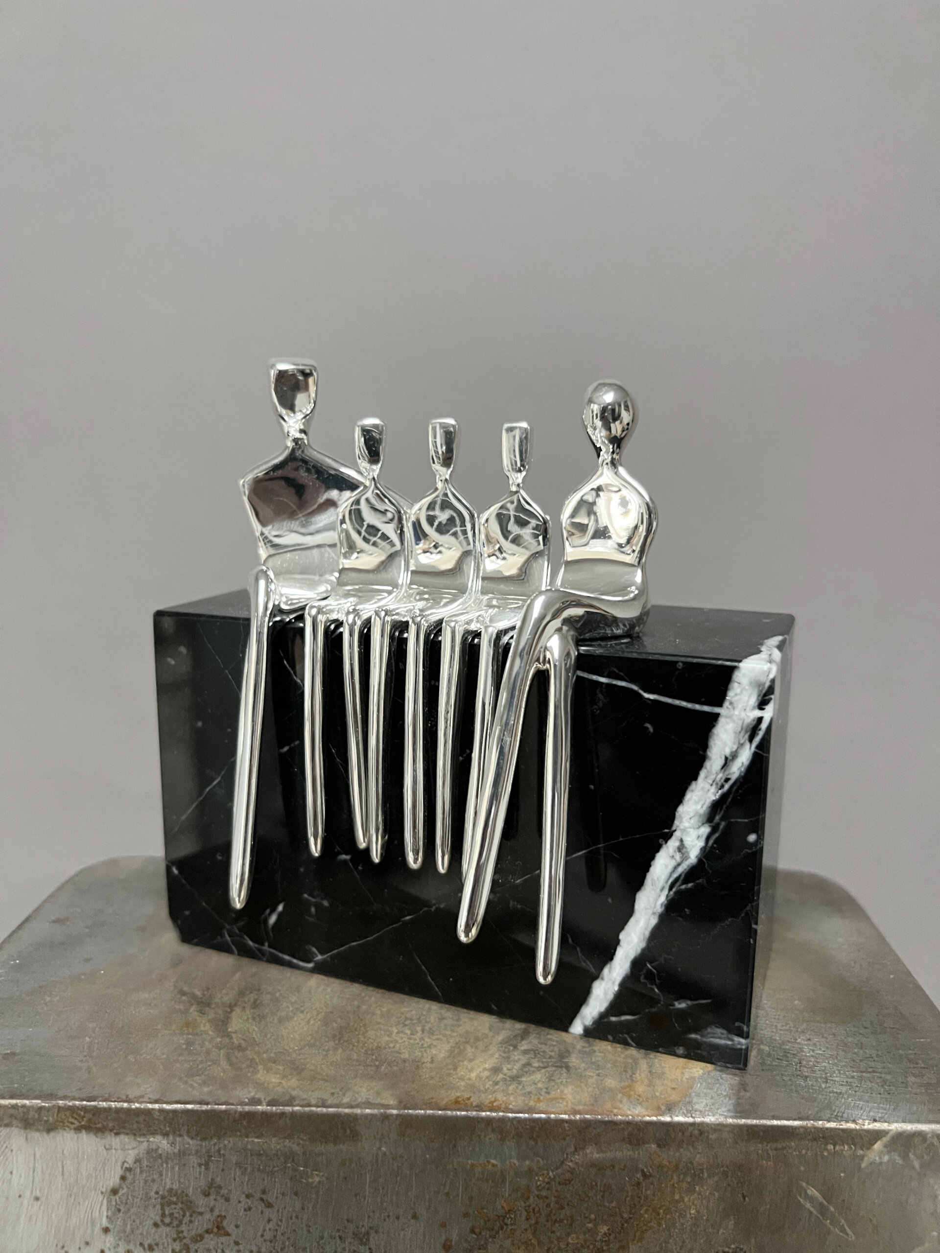 Studio sale, Family of 5 with 3 boys, silver plated