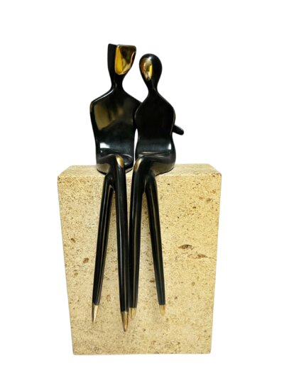 Caress Dark Brown Patina Unique wedding gifts for her, couples in love