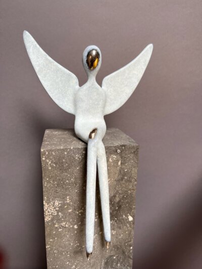 Angel 10.5" Guardian angel protector, memorial