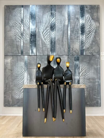 Family of four in 42”