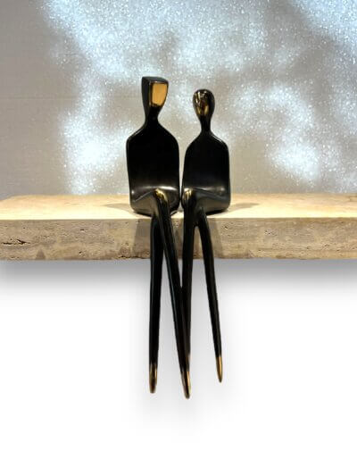 Bronze couple ,"The two of us"